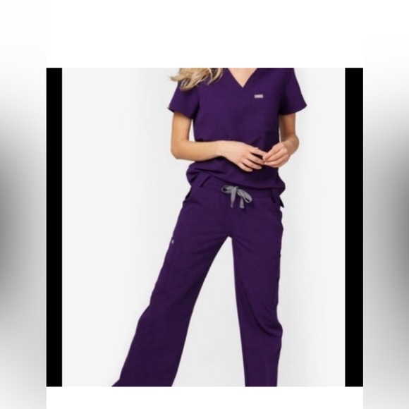 FIgS Scrubs - Ica Wide leg Scrub Set - Picture 4 of 4
